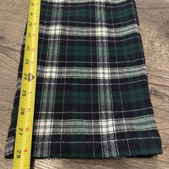 Brandy Melville John Galt High Rise Trousers Pants One Size Plaid Green Checker - Picture 6 of 8
